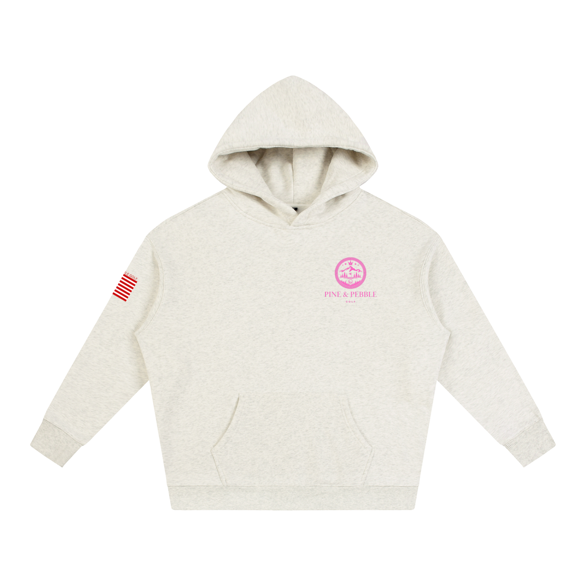 Grey | Pink Hoodie