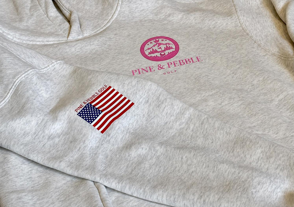 Grey | Pink Hoodie