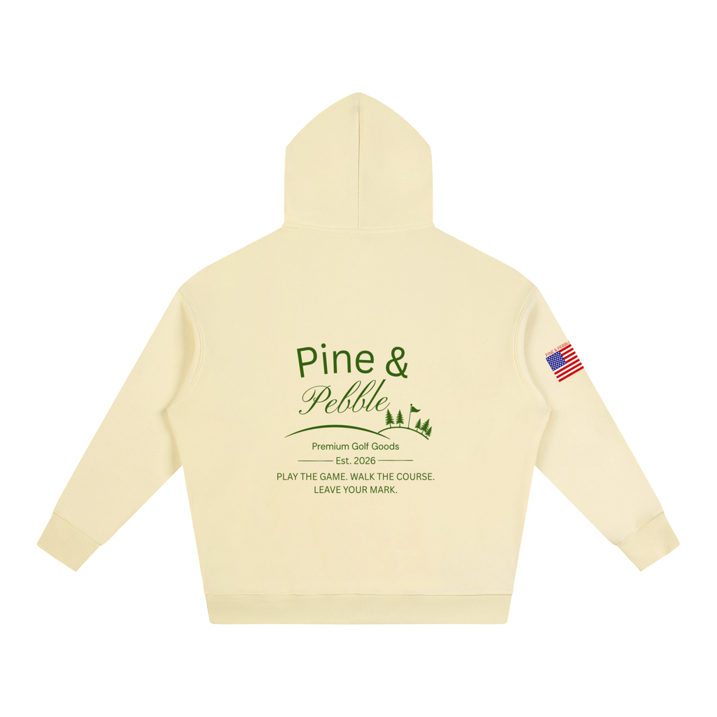Green | Cream Hoodie