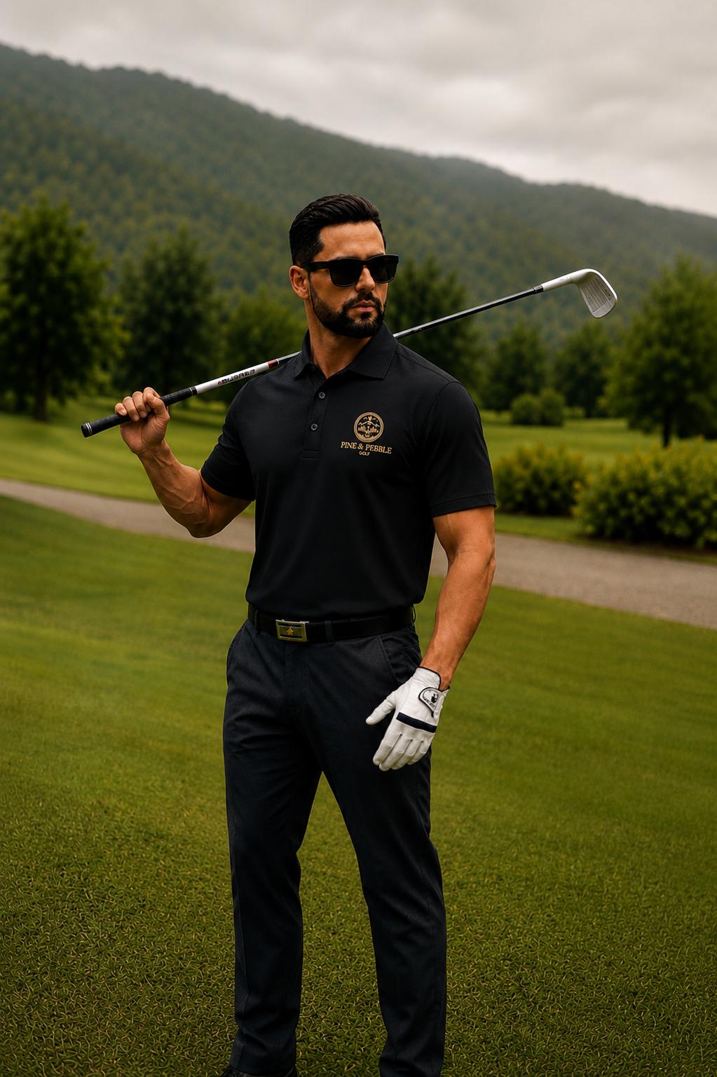 BLACK | BROWN POLO