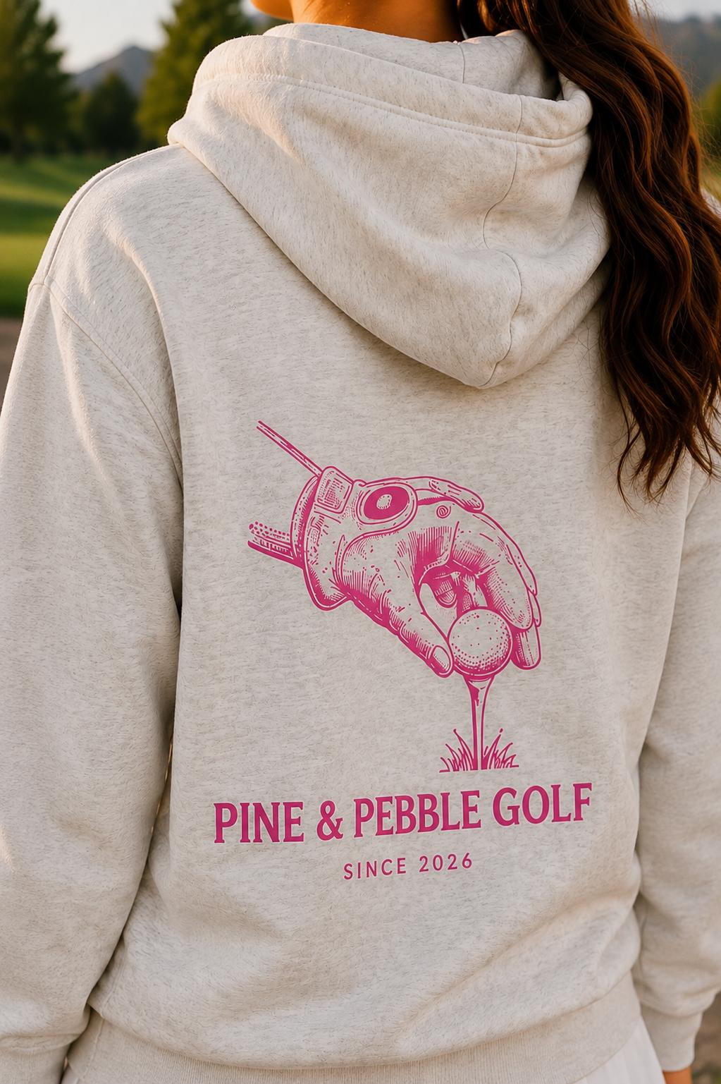 Grey | Pink Hoodie