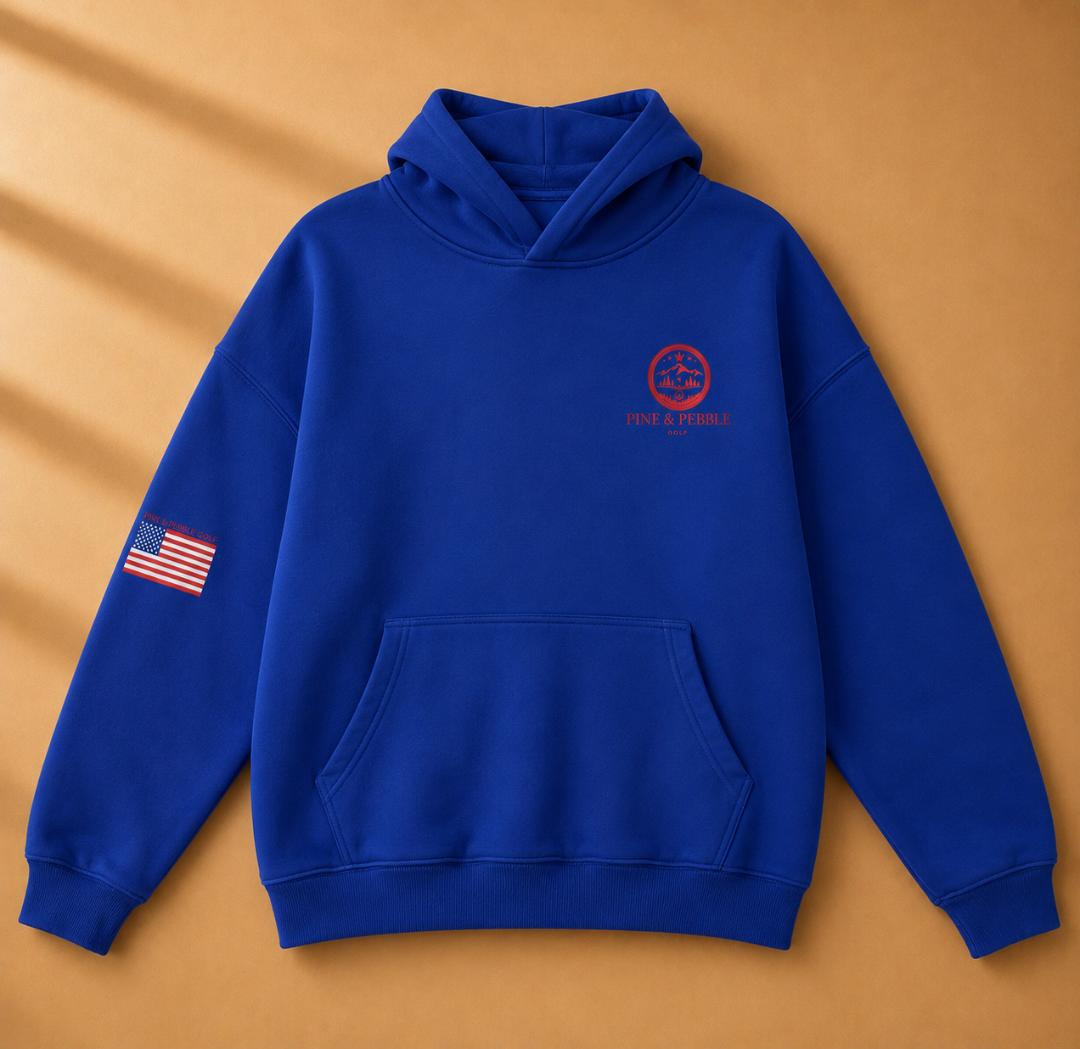 Blue | Red Hoodie
