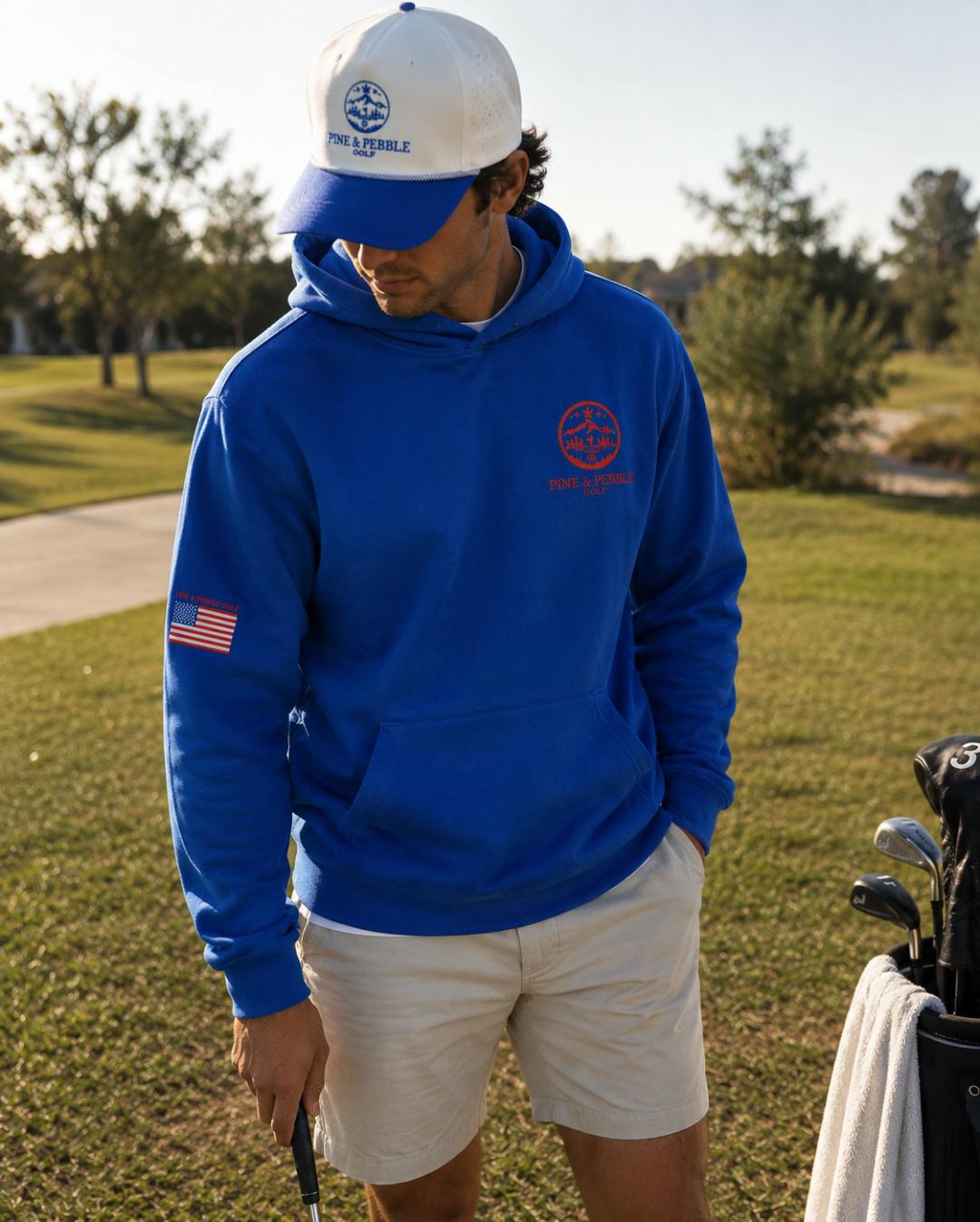 Blue | Red Hoodie