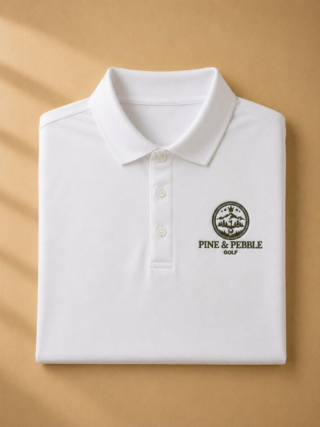 WHITE | GREEN POLO