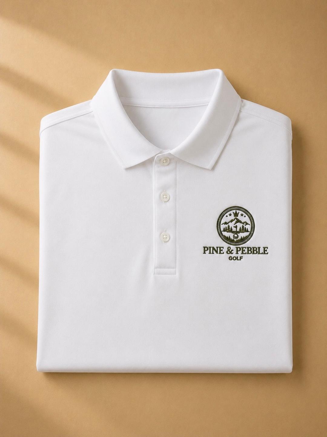 WHITE | GREEN POLO