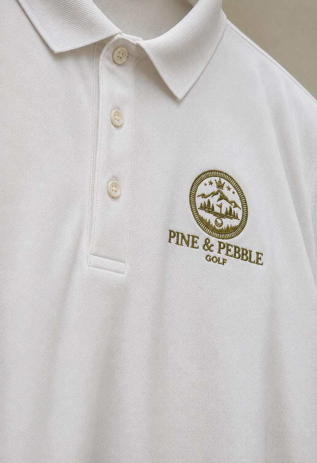 WHITE | GREEN POLO