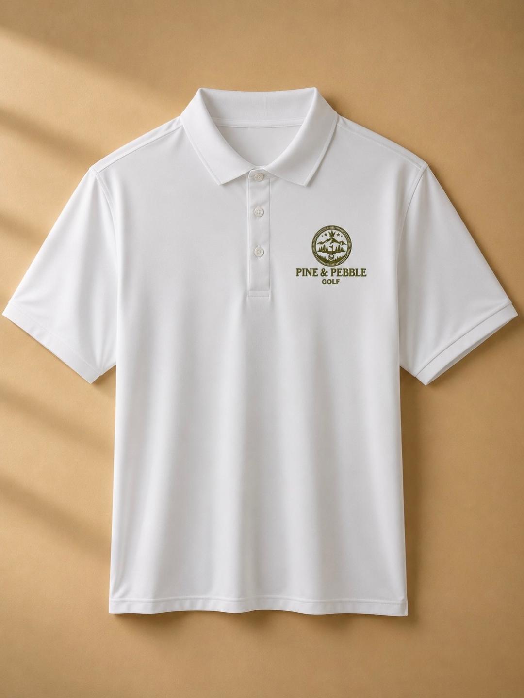 WHITE | GREEN POLO